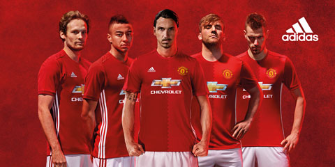 adidas представляет домашнюю форму «Манчестер Юнайтед» сезона 2016/17