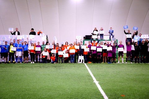 10 ноября в спортивном центре F-Base состоялся благотворительный турнир по мини-футболу «Игры чемпионов», организованный фондом «Алёша» в помощь подопечному Мише Лихота.