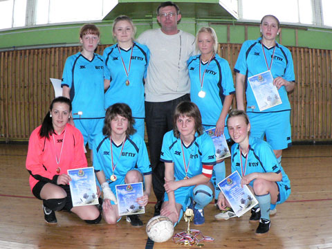 ЖМФК ВГПУ - Чемпионты города Вологда 2011-12 по мини-футболу